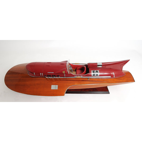 Old Modern Handicrafts Ferrari Hydrolane Ready Model Boat Wayfair